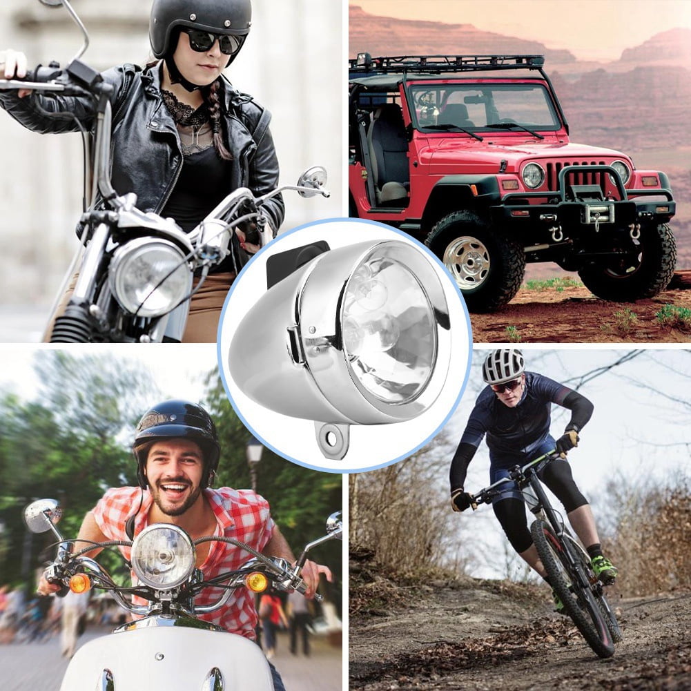 Motorized bike headlight sale