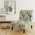 thumbnail image 2 of Designart "Verdant Wanderlust" Green Boho Upholstered Accent Chair - Bohemian & Eclectic Arm Chair For Living Room, 2 of 7