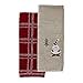 thumbnail image 3 of SKL Home Christmas/Winter Gnome Holiday Hand Towel 2pc Set for Bath/Kitchen/Bar & Gift, Gray/Red, 3 of 4