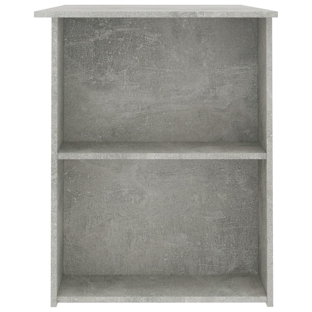 Lowestbest Light Gray Computer Desk, Small Study Writing Desk with Two Storage Shelves Lowestbest Light Gray Computer Desk, Small Study Writing Desk with Two Storage Shelves