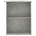 thumbnail image 3 of vidaXL Desk Concrete Grey 110x60x73 cm Engineered Wood, 3 of 4