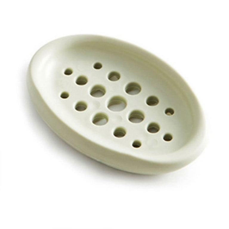 Soap dish with drain and cover hot sale