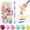 Colorful Sponges, variant on 100Pcs Soft Nail Sponges for Ombre Mini Nail Art Sponges With Grabbing Pen Colorful Aura Nail Sponge Set Brush for Gel Nails Gradient Sponge With Disposable Gel Polish Palette Paper