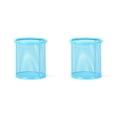 thumbnail image 1 of Sidaley Mesh Metal Pen Holder Pot Smooth Desk Office Caddy Container Stationery Ruler Holders Table Eraser Organizer Edge Fashion Redondo/Azul 2Conjunto, 1 of 6