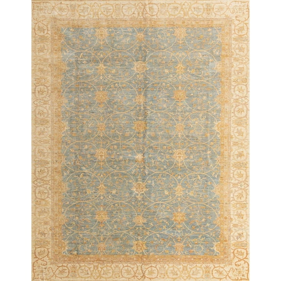 Ahgly Company Machine Washable Indoor Rectangle Abstract Yellow Area Rugs, 3' x 5'
