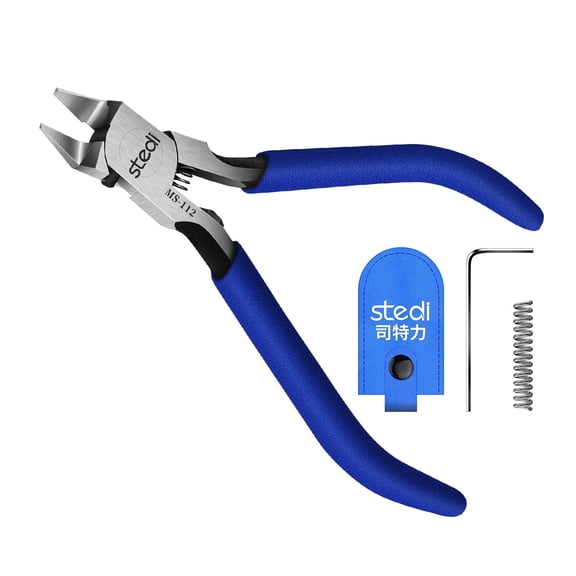 stedi Model Nipper, Ultra-thin Double-blades Nippers with Protective Case Model Hobby Making Tools for Gundam Repairing Plastic Model and Fixing