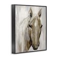 thumbnail image 3 of Stupell Industries Golden Horse Portrait Black Framed Giclee Art design by Hannah Dawson, 14 x 11, 3 of 8