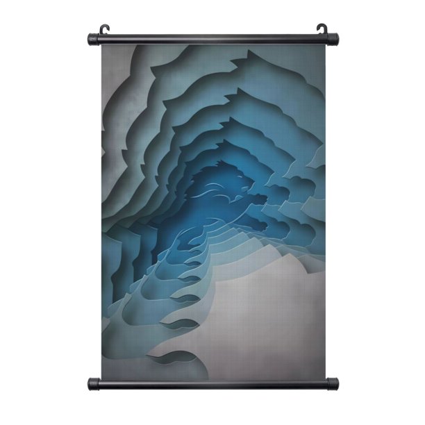 Cuadro colgante de PVC negro personalizado del equipo de fútbol de los Leones, varios tamaños, decoración de interiores, cuadro colgante de pared, cuadro decorativo para mesita de noche