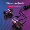 thumbnail image 4 of Kripyery Earphone Noise Reduction Stereo Sound Ergonomic Composite Diaphragm Plug Play 3.5mm/Type-C Ports Digital Decoding Chips Wired Earphone for Office, 4 of 8