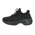 thumbnail image 2 of Cushionaire Women's Blaze Stretch Knit Slip On Lace Sneaker +Memory Foam & LiteSole Technology, 2 of 5