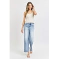 thumbnail image 6 of RISEN Full Size Tummy Control High Rise Crop Wide Leg Jeans, 6 of 6