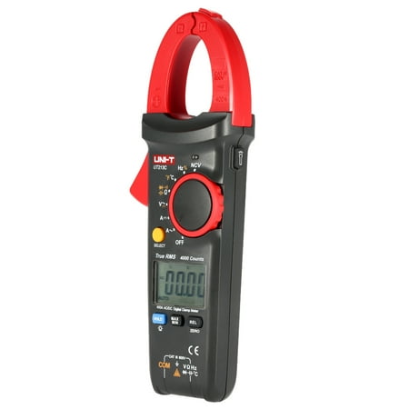 - UNI-T UT213C Handheld Digital LCD Clamp Meter Multimeter AC/DC Voltage AC/DC Current Resistance Capacitance Diode Continuity NCV Temperature Measurement Tester with Flashlight