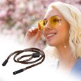 thumbnail image 5 of Unique Bargains 1 Pc Glasses Cord Lanyard Glasses Lanyard Adjustable Pattern 65cm L Brown, 5 of 5