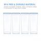 thumbnail image 3 of Contenedores de almacenamiento de alimentos Vtopmart, extra grandes y altos, 6,5 L, 4 unidades, 3 of 7
