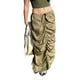 thumbnail image 1 of TRKIYQC Falda de Color Sólido para Mujer, Cordón Plisado Ajustable Elástico Cintura Alta Medio Vestido Casual Ropa Diaria TRKIYQC Casual, 1 of 9