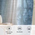 thumbnail image 6 of Vintage Misty Blue Gray Sheer Curtains 72 Inch Length, Light Filtering Voile Curtain Panel, Abstract Linen Texture Modern Rod Pocket Drapes Window Treatments for Living Room Bedroom 52"x72", 6 of 9