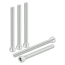 M5-0.8x50 Socket Head Cap Screws Bolts - 20Pack - Good for Road Bicycle - 304 Stainless Steel - Silver