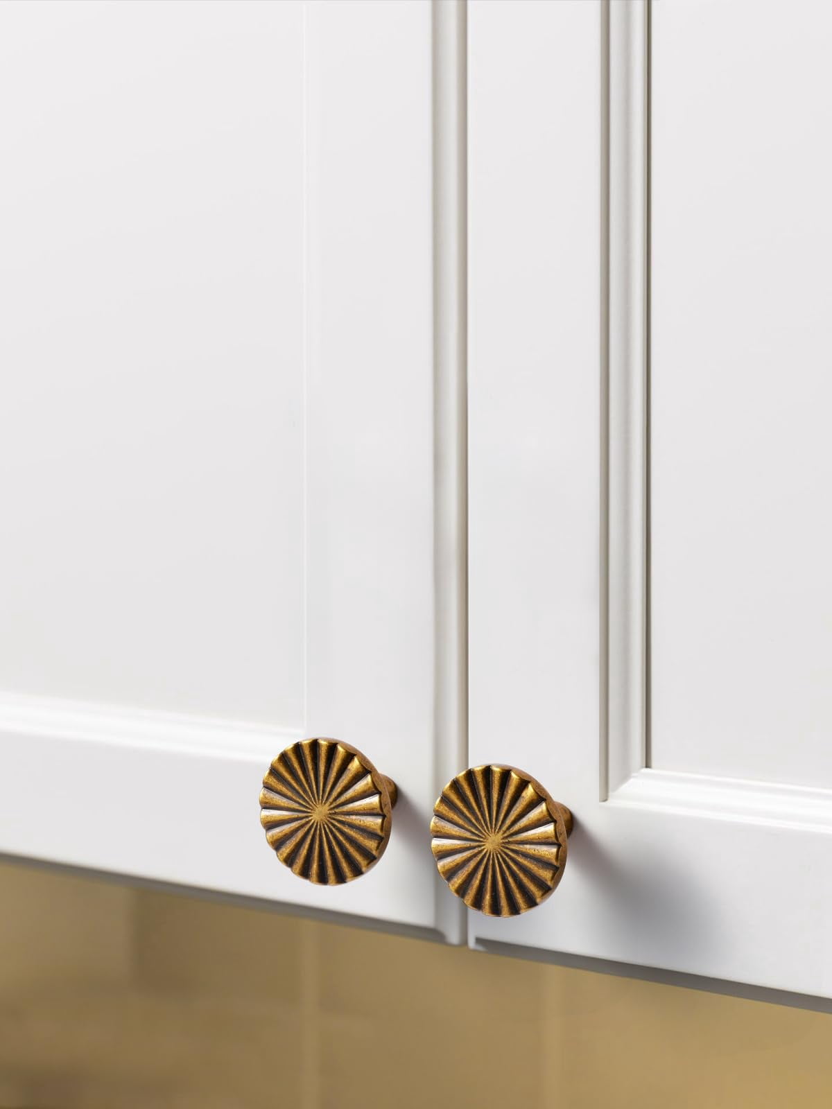 Antique Brass Cabinet Knobs Vintage Flat Drawer Pulls Kitchen Cupboard Bathroom Dresser Cabinet Hardware Handles Zinc Alloy