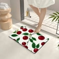thumbnail image 4 of Autua Cherry Green Leaves Diatom Mud Bath Mat Quick Drying Home Use 24x16in, 4 of 5