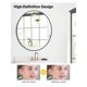 thumbnail image 3 of 36-pulgada round mirror: hd bathroom mirror para over the sink, big matte negra metal framed wall mirror para vanity, entrada, hallway, o sala de estar - easy to install, 3 of 8