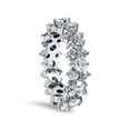 thumbnail image 2 of 3 1/4ct Diamond Eternity Ring Band 14K White Gold, 2 of 4