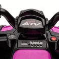 thumbnail image 6 of 6V Ride on ATV Toys for Kids 3-5, Mini Battery Powered Motorized Quad for Kids with Anti-Slip Wheels, Toddler Car for Girls Boys, Rose, 6 of 6