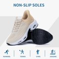 thumbnail image 3 of Women's Flat-toe Platform Walking Shoes, Casual and Fashionable Breathable Tennis Shoes, Simple and Easy To Wear, Durable and Comfortable, 3 of 7