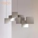 thumbnail image 2 of 2024 New Art Geometric Personality Creative Simple Rubik's Cube Chandelier Ceiling Chandelier Dining Room Living Room Lighting My Lux Decor Round, 2 of 9