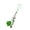 Light green, variant on Stylish Resin Keychain Featuring a Sweet Four Leaf Clovers and Rabbits Stylish Bag Charm Phone Chain for Everyday Use