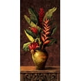 thumbnail image 2 of Eduardo 11x18 Black Ornate Wood Framed with Double Matting Museum Art Print Titled - Tropical Arrangement I, 2 of 4