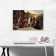 thumbnail image 2 of ARTCANVAS The Entry Into Paris Of The Dauphin Later Charles V 1821 Canvas Art Print by Jean Auguste-Dominique Ingres - Size: 26" x 18" (1.50" Deep), 2 of 9