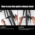 thumbnail image 4 of Suministros de pieza de pincho de liberación rápida para bicicleta de entrenamiento, neumático de rueda trasera trasera FLhrweasw Nuevo, 4 of 6