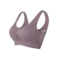thumbnail image 6 of Xuanfei Women Solid Breathable Seamless Cooling Wireless Sport Bra, 6 of 7