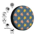 thumbnail image 4 of Sikiie Cute Turtle PVC Leather Spare Tire Wheel Cover Spare Tire Cover, for Car Truck SUV Camper Trailer Universal Fit(14-17in)-17 inch, 4 of 6