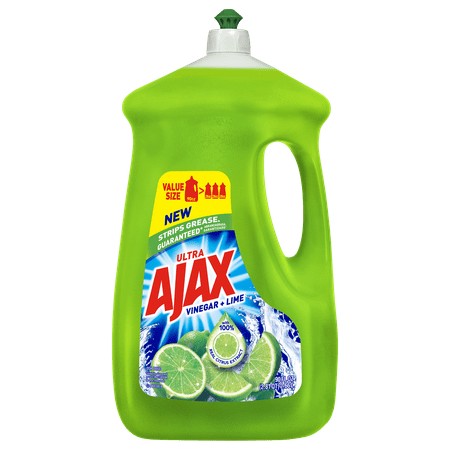 Acting Liquid - Ajax Ultra Triple Action Liquid Dish Soap, Lime - 90 fluid ounce
