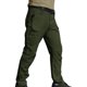 thumbnail image 2 of Pantalones largos para hombre, informales, modernos, lisos, multibolsillos, deportivos, para exteriores, de poliéster., 2 of 4