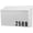 White-01, variant on Large Wall Mount Mailboxes for Outside, Galvanized Steel, Black