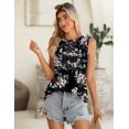thumbnail image 4 of Zeagoo Crew Neck Tank Top Women Summer Loose Fit Tunic Tops Dressy Tanks Basic Sleeveless Shirt, 4 of 5