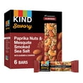 thumbnail image 2 of (3 pack) KIND Savory Nut Bars, Paprika Nuts & Mesquite Smoked Sea Salt, 8.4oz Box 6 Bars, 2 of 7