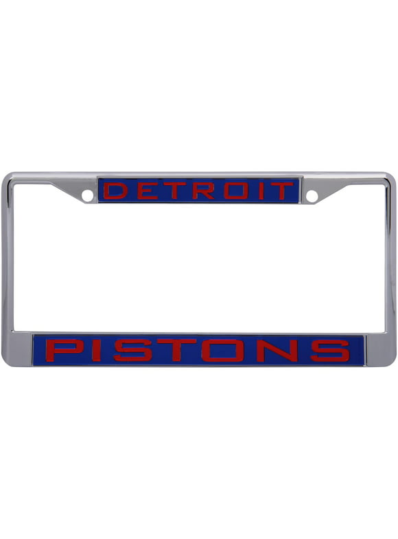 WinCraft Detroit Pistons Laser Inlaid Metal License Plate Frame