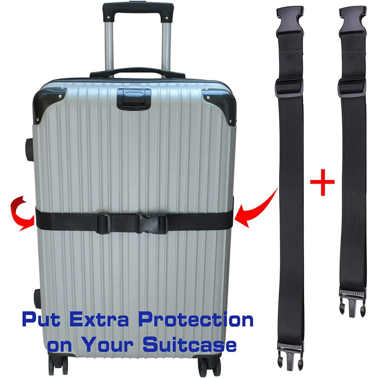 Add-A-Bag Luggage Strap Jacket Gripper, Luggage Straps Baggage Suitcase  Belts Travel Accessories - Make Your Hands Free, Easy to Carry Your Extra  Bags, Black : : Clothing, Shoes & Accessories
