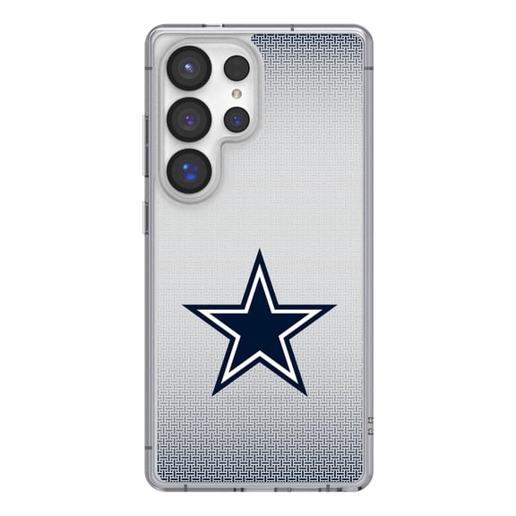 Dallas Cowboys Linen Logo Galaxy Clear Case