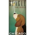 thumbnail image 3 of Fowler, Ryan 11x18 Black Modern Framed Museum Art Print Titled - Beagle Martini, 3 of 5