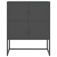 thumbnail image 3 of vidaXL Haut de Buffet Anthracite 80x35x100 cm Acier, 3 of 5