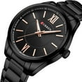 thumbnail image 5 of CURREN Classy Watches for Men with Stainless Steel Band Casual Male Quartz Wristwatches Fashion Business Clock, 5 of 6