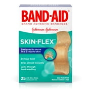 Band-Aid Brand Skin-Flex Adhesive Active Bandages, All One Size, 25 Ct