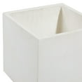 thumbnail image 6 of DecMode Fiber Clay Contemporary Planter, White, Set of 2, 6 of 14