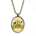 thumbnail image 1 of Fútbol el monte Corcovado Parrot nuez de Brasil Collar Colgante de cadena vintage Colección de joyas colgantes Unbranded M, 1 of 3