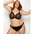 thumbnail image 3 of Sheer Mesh String Bikini Panty - Black Hue, 3 of 3