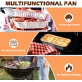 thumbnail image 6 of 93305/83156 Grease Catch Pan for Weber Genesis II & Spirit Grill Drip Pan with 15 Pack 6415 Foil Grease Tray Liners for Weber Genesis II e-310/315/330/335 & Spirit e-210/220/310/320/330 Grills, 6 of 14